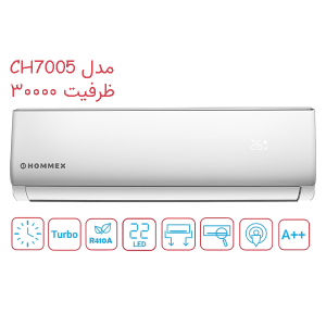 کولرگازی هومکس سری دیواری دور ثابت مدل H30CH-7005