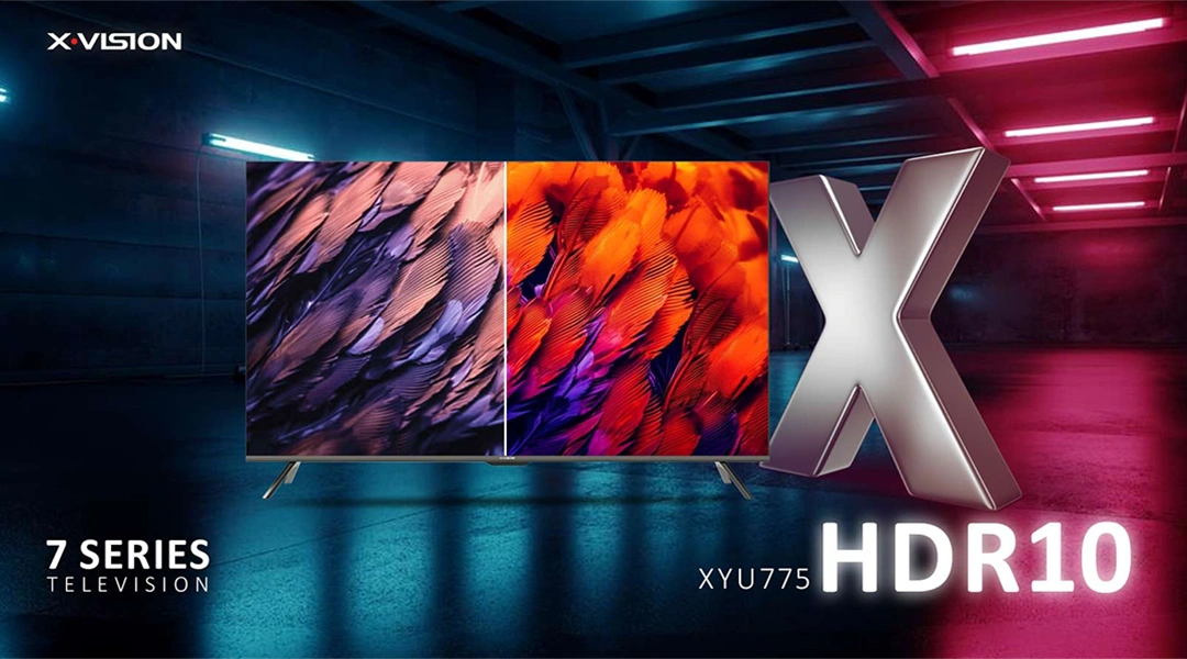 تکنولوژی HDR10 در تلویزیون هوشمند ایکس ویژن مدل 55XYU775