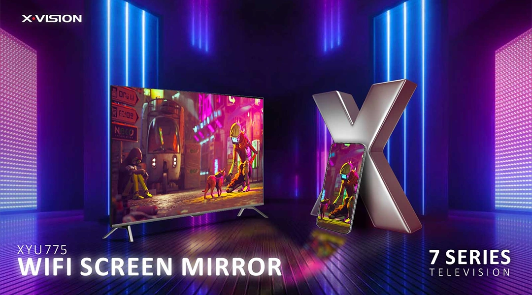 قابلیت WIFI Screen Mirorدر تلویزیون هوشمند ایکس ویژن