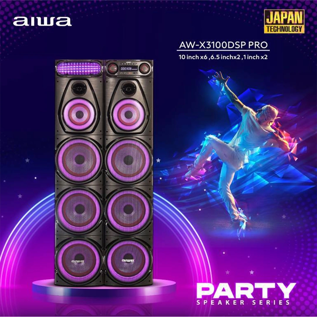 نورپردازی اسپیکر آیوا مدل AW-X3100DSP PRO