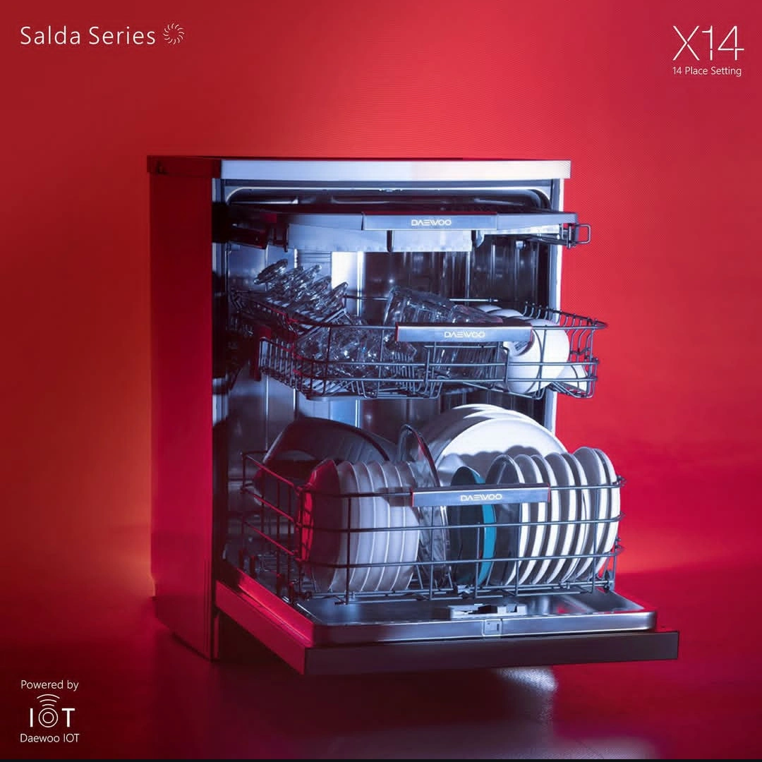 طبقات ماشین ظرفشویی 14 نفره هوشمند دوو مدل DW-200W