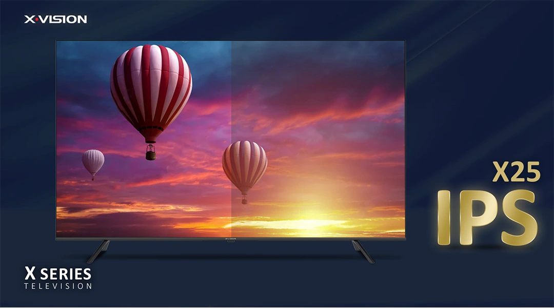 پنل IPS تلویزیون هوشمند 55 اینچ 4K ایكس ویژن مدل X25