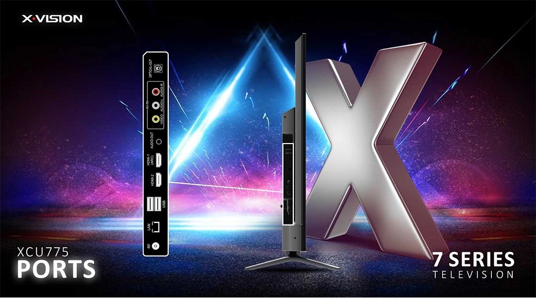 انواع در گاه های تلویزیون ایکس ویژن مدل 65XCU775