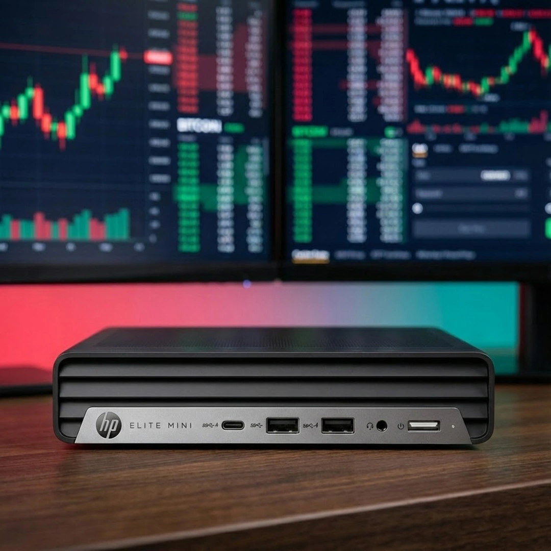 بهترین کامپیوتر برای تریدمینی کیس اچ پی مدل HP EliteDesk 800 G9 Mini PC